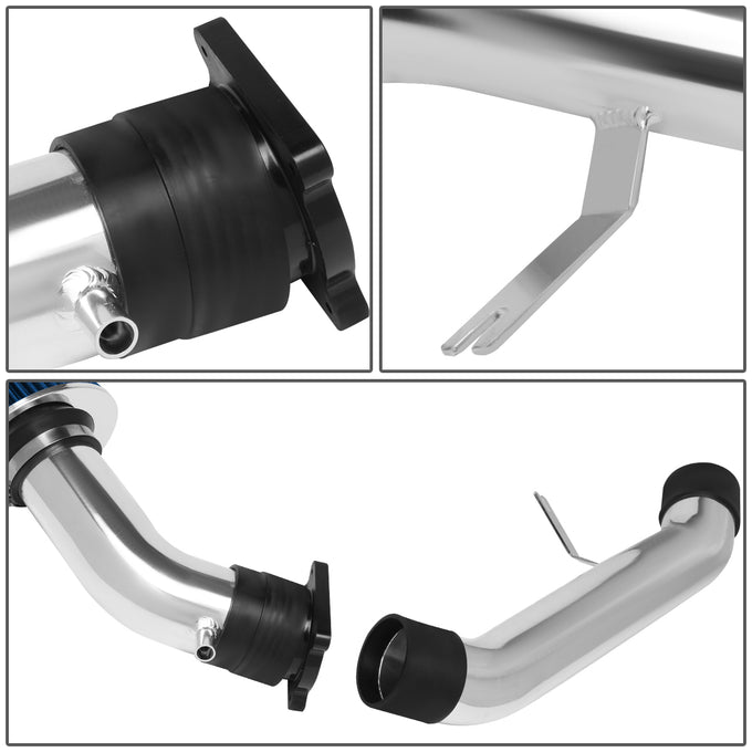 D-Motoring - Short Ram Air Intake System - 3 - Cone Stlye - Washable - Aluminum - 03-06 Infiniti G35 - 4