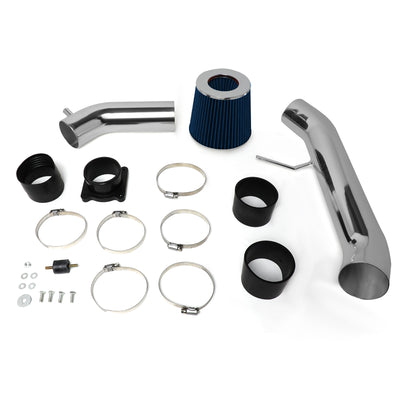 D-Motoring - Short Ram Air Intake System - 3 - Cone Stlye - Washable - Aluminum - 03-06 Infiniti G35 - 6