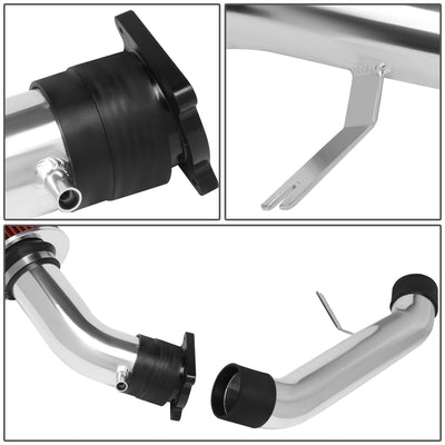 D-Motoring - Short Ram Air Intake System - 3 - Cone Stlye - Washable - Aluminum - 03-06 Infiniti G35 - 4