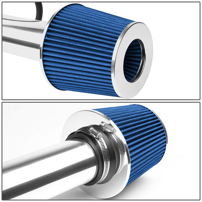D-Motoring - Short Ram Air Intake System - 3 - Cone Stlye - Aluminum - Honda Civic SOHC / Civic Del Sol SOHC - 3