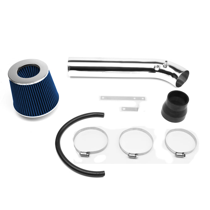 D-Motoring - Short Ram Air Intake System - 3 - Cone Stlye - Aluminum - Honda Civic SOHC / Civic Del Sol SOHC - 6