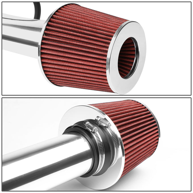 D-Motoring - Short Ram Air Intake System - 3 - Cone Stlye - Aluminum - 96-00 Honda Civic CX / DX / LX - 3