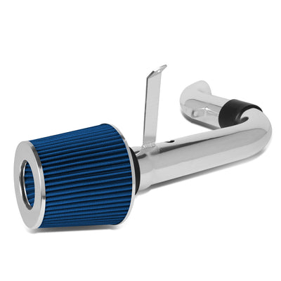 D-Motoring - Short Ram Air Intake System - 2.5 - Cone Stlye - Washable - Aluminum - Chevy S10 2.2L / GMC Sonoma 2.2L - 1