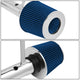 D-Motoring - Short Ram Air Intake System - 2.5 - Cone Stlye - Washable - Aluminum - Chevy S10 2.2L / GMC Sonoma 2.2L - 3