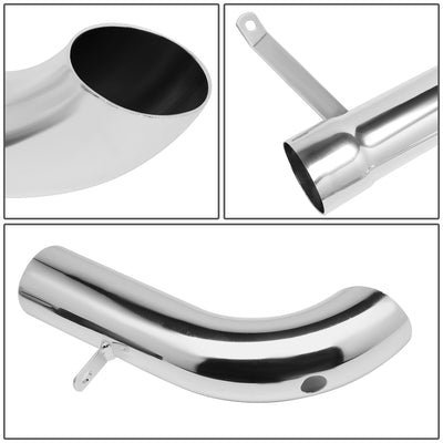 D-Motoring - Short Ram Air Intake System - 2.5 - Cone Stlye - Washable - Aluminum - Chevy S10 2.2L / GMC Sonoma 2.2L - 5