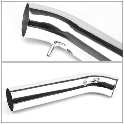 D-Motoring - Short Ram Air Intake System - 3 - Cone Stlye - Aluminum - 96-00 Honda Civic EX HX - 5