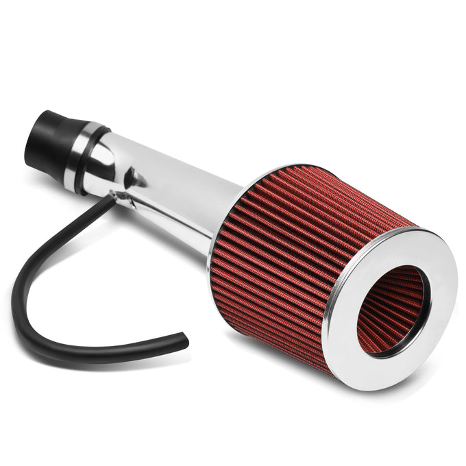 D-Motoring - Short Ram Air Intake System - 3 - Cone Stlye - Aluminum - 96-00 Honda Civic EX HX - 7