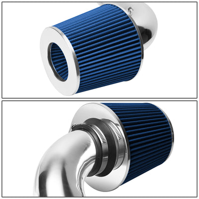 D-Motoring - Short Ram Air Intake System - 3 - Cone Stlye - Aluminum - Honda Accord V6 / Acura TL V6 / Acura CL 3.2L V6 - 3