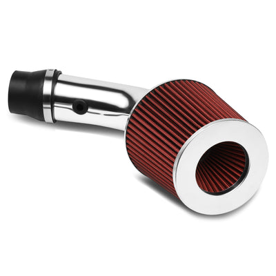 D-Motoring - Short Ram Air Intake System - 3 - Cone Stlye - Aluminum - Toyota Corolla 1.6L 1.8L / Geo Prism 1.6L 1.8L - 2
