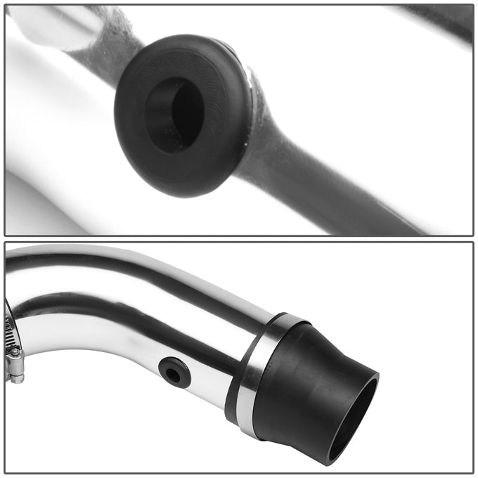 D-Motoring - Short Ram Air Intake System - 3 - Cone Stlye - Aluminum - Toyota Corolla 1.6L 1.8L / Geo Prism 1.6L 1.8L - 4