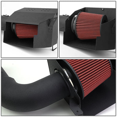 D-Motoring - Short Ram Air Intake System with Heat Shield - W / Cotton Gauze - 13-17 Scion / Toyota FRS 86 / Subaru BRZ - 3