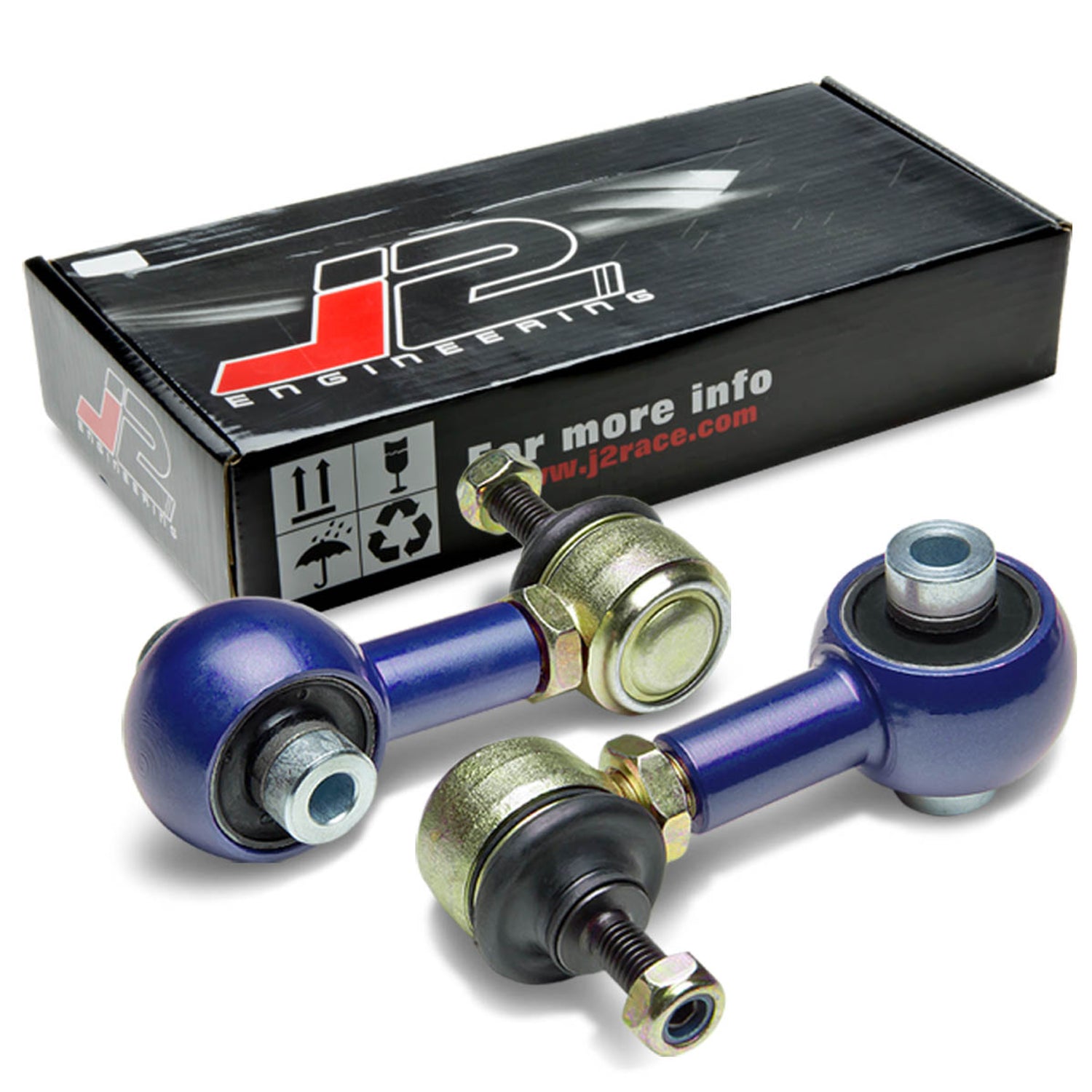 13-19 Scion FR-S GT-86 Subaru BRZ ZN6 2.0L Rear Sway Bar End Links - Blue