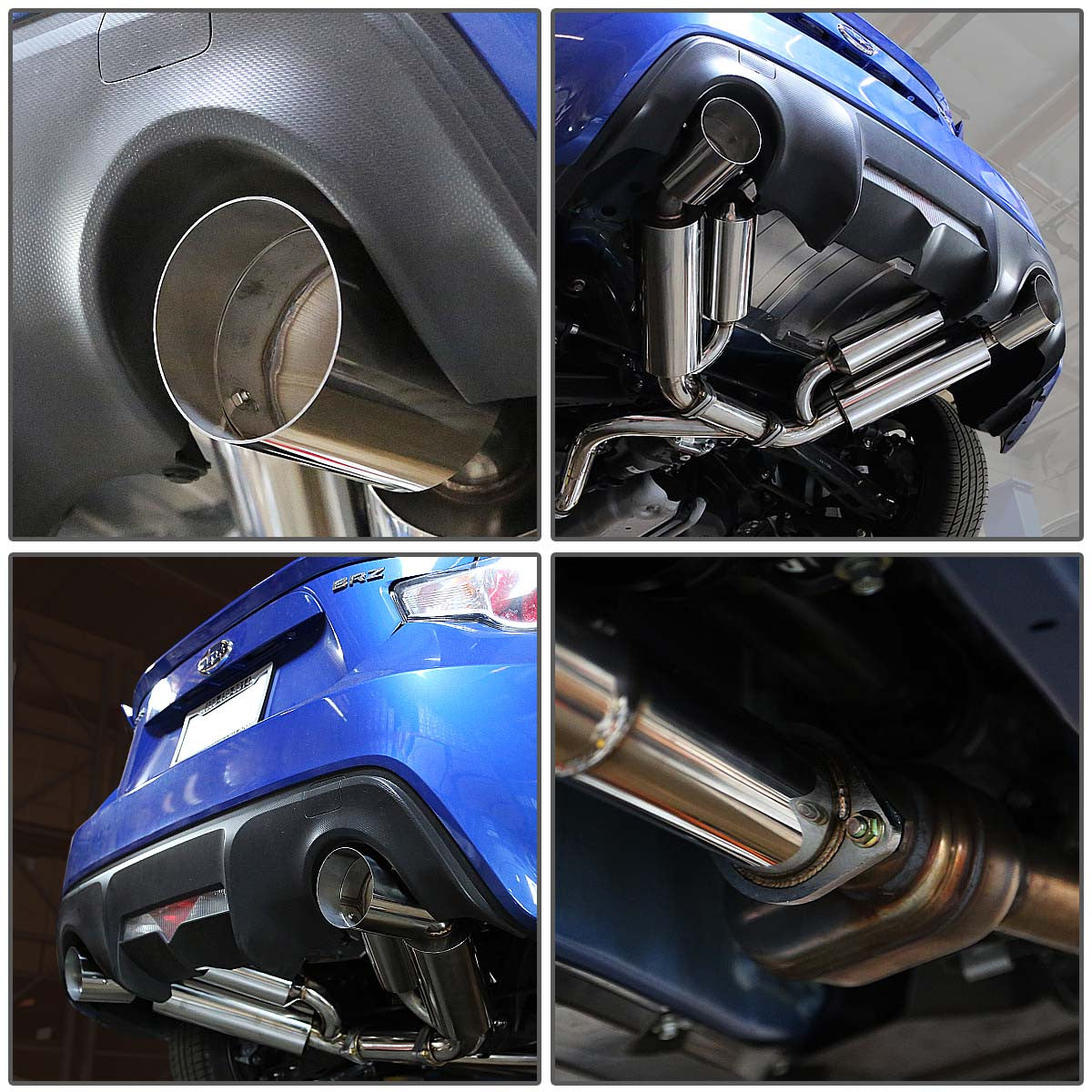 13-19 Subaru BRZ Scion FR-S Toyota 86 Catback Exhaust w/Dual 4.5