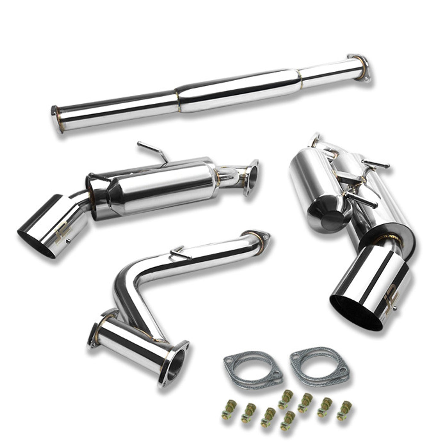J2 - Cat Back Exhaust System - W/ 4.5 Muffler Tip - Stainless Steel - 13+Scion FRS GT86 / Subaru BRZ J2 - 1