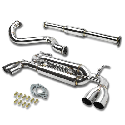 J2 - Cat Back Exhaust System - W/ 2.75 Muffler Tip - Stainless Steel - 13+Scion FRS GT86 / Subaru BRZ J2 - 1