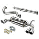J2 - Cat Back Exhaust System - W/ 2.75 Muffler Tip - Stainless Steel - 13+Scion FRS GT86 / Subaru BRZ J2 - 1