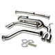 J2 - Cat Back Exhaust System - W/ 2.75 Rolled Muffler Tip - Stainless Steel - 09-13 2.0T R-Spec / Premium Coupe J2 - 1