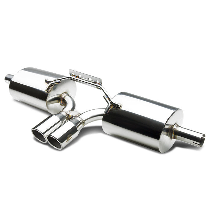 J2 - Axle Back Exhaust System - 3 Muffler Tip - 1.75 OD Inlet - Stainless Steel - 96-04 Porsche Boxster/S 986 M96 - 1