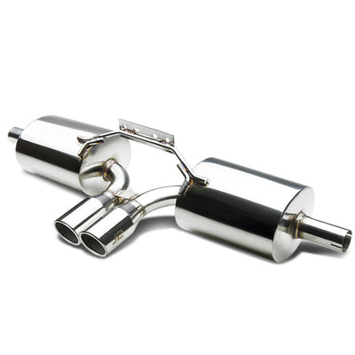 J2 - Axle Back Exhaust System - 3 Muffler Tip - 1.75 OD Inlet - Stainless Steel - 96-04 Porsche Boxster/S 986 M96 - 1