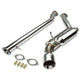 J2 - Cat Back Exhaust System - W/ 4.5 Rolled Muffler Tip - Stainless Steel - 07-13 Infiniti G37 Coupe J2 - 1