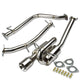 J2 - Cat Back Exhaust System - W/ 3.5 Rolled Muffler Tip - Stainless Steel - 11-13 Honda CR-Z ZF1 J2 - 1