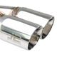 J2 - Cat Back Exhaust System - W/ Rolled Muffler Tip - Stainless Steel - 12-14 Ford Focus Hatch J2 - 3