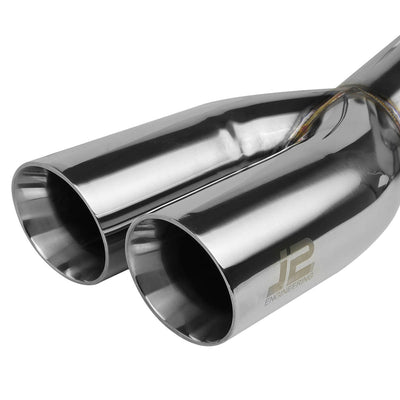 J2 - Cat Back Exhaust System - W/ Dual Muffler Tips - Stainless Steel - 92-99 E36 BMW 3-Series / M3 J2 - 2