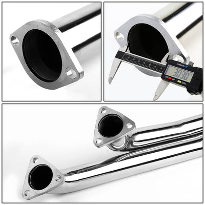 J2 - Cat Back Exhaust System - W/ Dual Muffler Tips - Stainless Steel - 92-99 E36 BMW 3-Series / M3 J2 - 4
