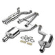 J2 - Cat Back Exhaust System - W/ Dual Muffler Tips - Stainless Steel - Infiniti G37 / V36 4Dr J2 - 1