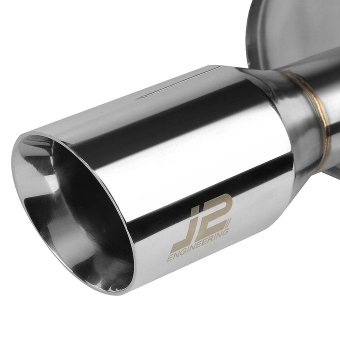 J2 - Cat Back Exhaust System - W/ Dual Muffler Tips - Stainless Steel - Infiniti G37 / V36 4Dr J2 - 2