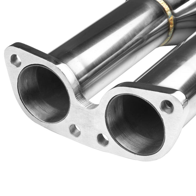 J2 - Cat Back Exhaust System - W/ Dual Muffler Tips - Stainless Steel - Infiniti G37 / V36 4Dr J2 - 4