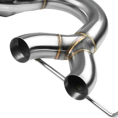 J2 - Cat Back Exhaust System - W/ Dual Muffler Tips - Stainless Steel - 12-14 Veloster J2 - 2
