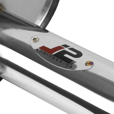 J2 - Cat Back Exhaust System - W/ Dual Muffler Tips - Stainless Steel - 12-14 Veloster J2 - 4
