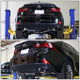 J2 - Cat Back Exhaust System - W/ 4 Dual Diagonal Muffler Tips - Stainless Steel - 14-15 Lexus IS250 / IS350 J2 - 5