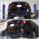 J2 - Cat Back Exhaust System - W/ 4 Dual Diagonal Muffler Tips - Stainless Steel - 14-15 Lexus IS250 / IS350 J2 - 5
