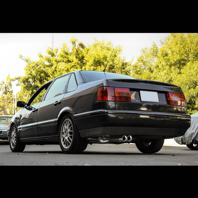 J2 - Cat Back Exhaust System - W/ Dual Diagonal Muffler Tips - Stainless Steel - 93-99 VW Jetta 1.8 / 2.0 / 2.8 VR6 J2 - 7