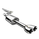 J2 - Cat Back Exhaust System - W/ Dual Diagonal Muffler Tips - Stainless Steel - 93-99 VW Jetta 1.8 / 2.0 / 2.8 VR6 J2 - 1