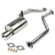 J2 - Cat Back Exhaust System - W/ 4 Rolled Muffler Tip - Stainless Steel - 11-14 Lexus CT200h J2 - 1