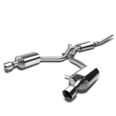 J2 - Cat Back Exhaust System - W/ 4 Dual Muffler Tips - Stainless Steel - 03-08 Audi A4 1.8T / 2.0T J2 - 3