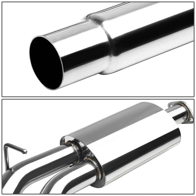 J2 - Cat Back Exhaust System - W/ 4 Dual Muffler Tips - Stainless Steel - 03-08 Audi A4 1.8T / 2.0T J2 - 4