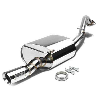 J2 - Axle Back Exhaust System - 3 Roll Muffler Tip - 2 OD Inlet - Stainless Steel - 07-13 Corolla - 1
