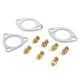 J2 - Cat Back Exhaust System - W/ 4 Rolled Muffler Tip - Stainless Steel - 07-11 CRV K24Z J2 - 5