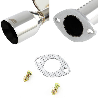 J2 - Axle Back Exhaust System - 4 Muffler Tip - Stainless Steel - 10-14 Prius - 2