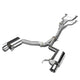 J2 - Axle Back Exhaust System - 4 Muffler Tip - 2.25 OD Inlet - Stainless Steel - 06+ IS250 XE20 - 3