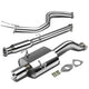 J2 - Cat Back Exhaust System - W/ 3.5 Muffler Tip - Stainless Steel - Civic EG6 3Dr J2 - 1
