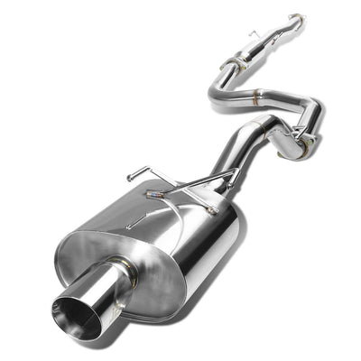 J2 - Cat Back Exhaust System - W/ 3.5 Muffler Tip - Stainless Steel - Civic EJ / EM 2/4Dr J2 - 3