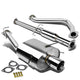J2 - Cat Back Exhaust System - W/ 3.5 Diagonal Muffler Tip - Stainless Steel - 97-01 Honda Prelude H22A4 BB6 J2 - 3