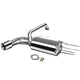 J2 - Axle Back Exhaust System - 4.5 Muffler Tip - 2.25 OD Inlet - 2.25OD Main piping - Stainless Steel - 10-13 Mazda 3 2.0L - 1