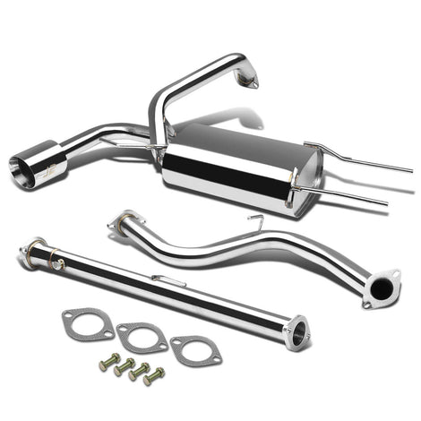 J2 - Cat Back Exhaust System - W/ 4.25 Muffler Tip - Stainless Steel - Mazda 3 BM 5Dr HB J2 - 1