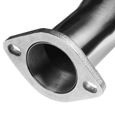 J2 - Cat Back Exhaust System - W/ 3.5 Rolled Muffler Tip - Stainless Steel - 93-97 Toyota Corolla E100 4A / 7A-Fe J2 - 4